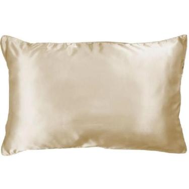 Imagem de 4 Fronhas De Cetim Seda Pérola Anti Frizz Alto Brilho - Lm Detona