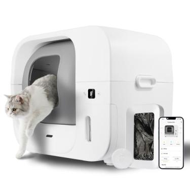 Imagem de FURBULOUS Furbulous True Odor-Free Caixa De Areia Autolimpante E Embaladora, Caixa De Areia Automática Para Gatos Com Sistema De Autoembalagem E Recarga, Controle De App, Espaço Extragrande Para Gat