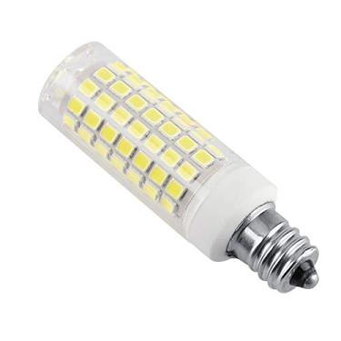 Imagem de Irfora Lâmpada Bulbo Milho 6W 88LED, Cerâmica de Liga de Alumínio de Alta Eficiência, Iluminação Decorativa Interna AC85-265V, Adequada para Prateleiras de Gabinete, Fácil de (E12)