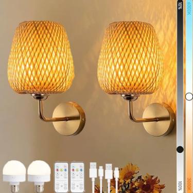 Imagem de Arandela LED com interruptor de toque, 5W, para uso interno, com porta de carregamento USB e carregador sem fio Qi incluso. Luminária de cabeceira giratória 330° para leitura, luz quente 300