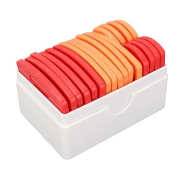 Imagem de AUNMAS Kit de Pente de Bloqueio de Malha, Aço Inoxidável de Plástico Robusto, Precisão de tricô Sem Esforço, Ideal para Projetos de crochê e Renda