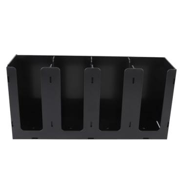 Imagem de Dpofirs Dispensador de Copo de Eficiente, 4 Compartimentos, Acrílico, Organizador de Armazenamento de Xícaras de café para Cozinha, Cafeteria, para Lojas de chá Com Leite e Cafeterias (Vertical)