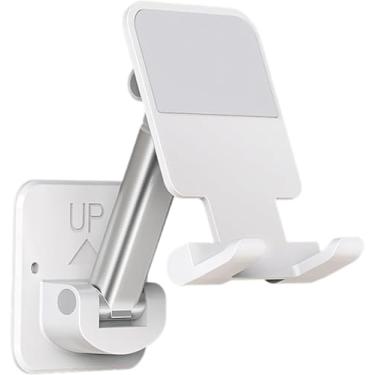 Imagem de Suporte de parede para tablet, suporte extensível, suporte de célula, suporte de parede ajustável para espelho, banheiro, chuveiro, quarto, cozinha, passadeira