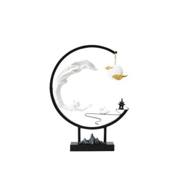 Imagem de porta-vara de incenso Queimador de incenso fluxo reverso liga porcelana branca criativa para decoração interiores e casa