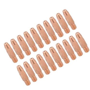 Imagem de Generic Ponta de Contato de Cobre de 0.8/1.0/1.2mm para Tocha de Soldagem, 20 Peças Pacote para Binzel 24kd Mig/mag Tocha de Soldagem Cobre Vermelho (1.0)