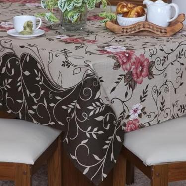 Imagem de Toalha De Mesa 8 Cadeiras 2,50m x 1,45m Linhão Várias Estampas Algodão(Rosa Salmão)