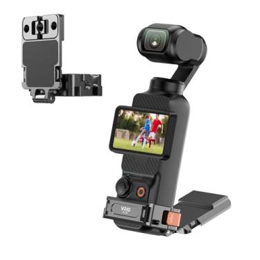 Imagem de VRIG Suporte magnético AC-46 compatível com DJI OSMO Pocket 3, ajustável em 180°, acessórios adaptadores de expansão de alumínio com orifício de parafuso de 1/4 / sapata fria/Arca-Swiss/Osmo Action de