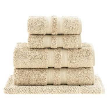 Imagem de Buddemeyer, Jogo Toalhas Banho Buddemeyer 5p Algodão Egípcio Bege 3025
