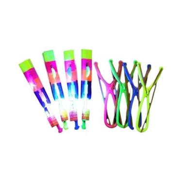 Imagem de Conjunto De Brinquedos Voadores LED: Flecha, Foguete, Helicóptero, 10,