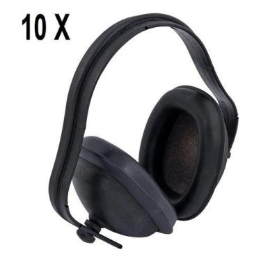 Imagem de Kit Abafador De Ruido Profissional 10 Db Delta 10 Unidades - Delta Plu