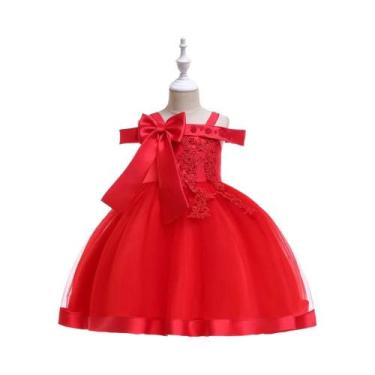 Imagem de Vestidos De Festa De Natal Para Meninas De 3 a 10 Anos, Elegante Vesti