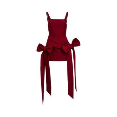 Imagem de Vestido Mini Sem Mangas Com Decote Em U Para Mulheres, Decoração Com L