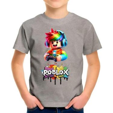 Imagem de Camiseta Camisa Infantil Juvenil para Menino Menina  Gamer Roblox MD3 