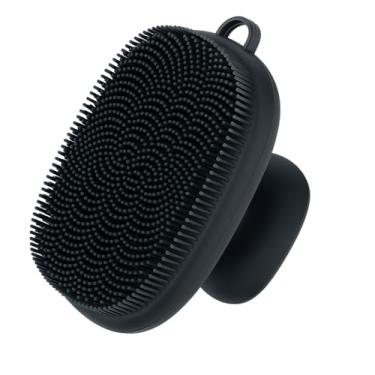 Imagem de Higienizador Facial de Silicone Premium Para Rosto e Barba – Esfoliante Manual Antioleosidade, Limpeza Profunda e Massagem Revitalizante – Portátil e Impermeável