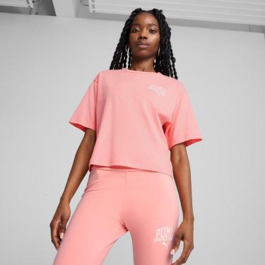 Imagem de Camiseta PUMA CLASS Relaxed Crop Feminina-Feminino