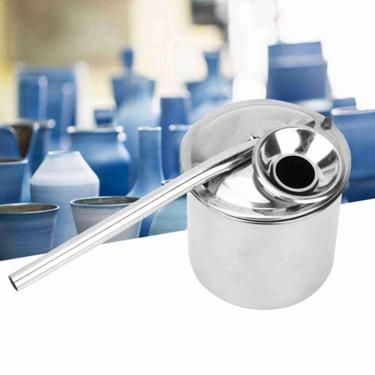 Imagem de Pulverizador de Pintura de Cerâmica, Argila de Aço Inoxidável Também Ferramenta de Argila de Aço Atomizador de Cerâmica Potes Pulverizador de Pintura Cerâmica (200ML)