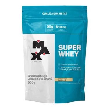 Imagem de Super Whey Refil 900g Baunilha Max Titanium