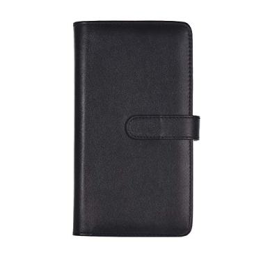 Imagem de Generic Mini álbum de fotos portátil com 80 bolsos com fecho para Instax Mini 9 8 7s 70 25 50s 90 filmes coloridos papel para câmera fotográfica para cartão de visita, cartão de crédito