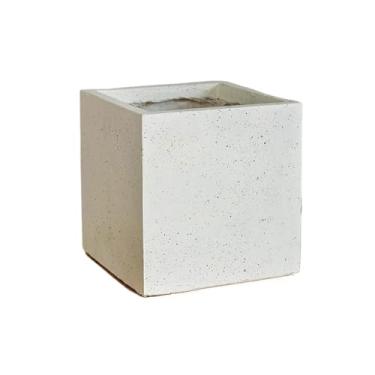 Imagem de KHUTRW3D Vaso quadrado de argila de magnésio com orifícios de drenagem, vasos de flores para casa e jardim, ambientes externos, ambientes internos e externos