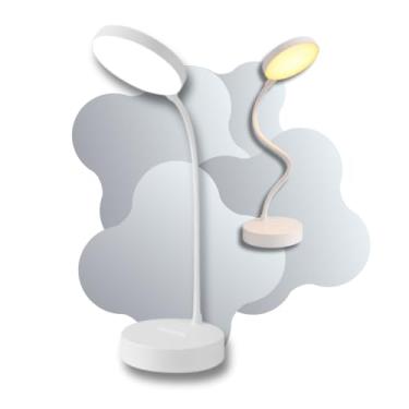Imagem de Luminária de Mesa LED Recarregável com Controle por Toque, 3 Níveis de Iluminação Dimerizável, Portátil e Design Premium para Estudo, Leitura e Escritório – Qualidade Premium LNSTORE