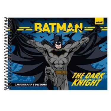 Imagem de Batman Caderno Cartografia e Desenho Capa Dura 48 fls Spiral