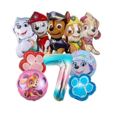 Imagem de Balões De Alumínio Patrulha Canina Ryder Skye Chase Para Decoração De 