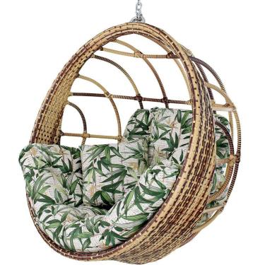 Imagem de Balanço Ninho Suspenso Hungria Cappuccino E Vinales Verde