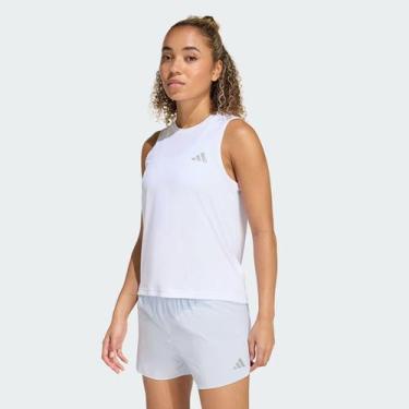 Imagem de Regata Adidas Run Ess Tank Feminina Branca, P