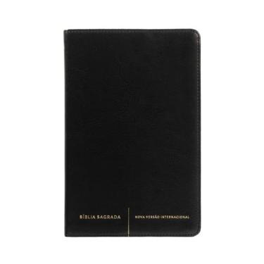 Imagem de Livro - Bíblia Sagrada NVI Slim, Capa luxo preta