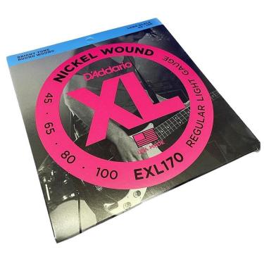 Imagem de Encordoamento Baixo 4 Cordas 45-100 Nickel Exl170 D`Addario