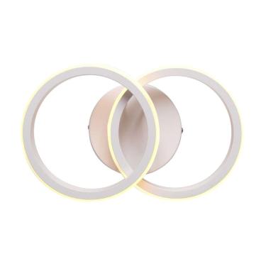 Imagem de Plafon Taschibra Village Circle Led 10W 3000K Luz Amarela Bi