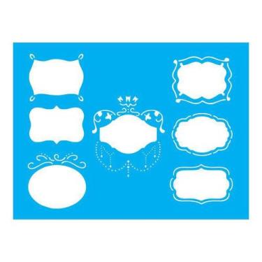 Imagem de Stencil Tamako Molduras - 15X20Cm - Ref A3108