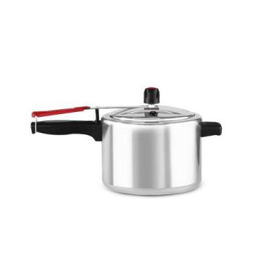 Imagem de Panela Pressão Fechamento Interno Alegrete Alumínio Polido 4,5 l
