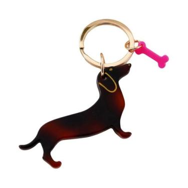 Imagem de 1 chaveiro de cachorro preto personalizado - NONE, preto