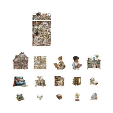 Imagem de Adesivos Decorativos Para Leitura Em Casa Para Meninas, Pacote Com 30 