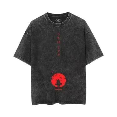 Imagem de Camiseta Oversize De Algodão Com Estampa De Anime Japonês Vintage, Pre