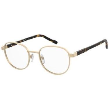 Imagem de Armação de Óculos Pierre Cardin P.C. 6916 AOZ - Dourado Fosco 52-Masculino