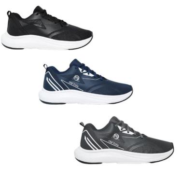 Imagem de Tênis Masculino Esportivo KIT COM 3 PARES Trabalho Dia a Dia Conforto Segurança PROMO-Masculino