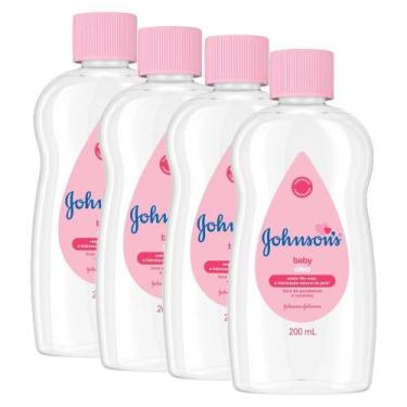 Imagem de Kit 4 Óleos Johnson's Puro 200mL - Johnson's Baby