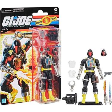 Imagem de G.i. Joe Retro Collection Boneco Cobra B.A.T.  Articulado 15 cm - Hasbro