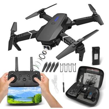 Imagem de Drone E88 Pro Dobrável com Câmera WiFi FPV HD 4K 1080P 1 Bateria - PGL