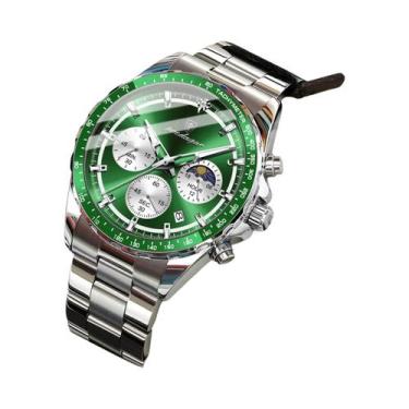 Imagem de Relógio Militar Masculino À Prova D'água, Luminoso, De Aço Inoxidável,