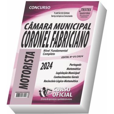 Imagem de Apostila Câmara Municipal de Coronel Fabriciano - MG - Motorista