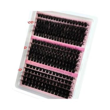 Imagem de Cachos De Cílios Naturais Volumosos E Espessos De 15 Fileiras 60D-160D