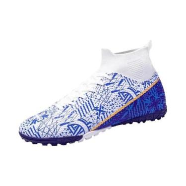 Imagem de Chuteiras De Futebol Para Meninos, Sapatos De Futebol De Cano Alto Par