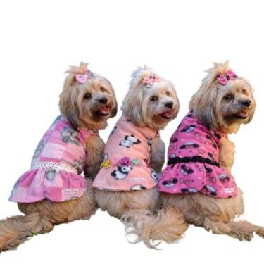 Imagem de Vestido Cachorro Snob Dog Inverno Regata Soft, Vermelho, GG