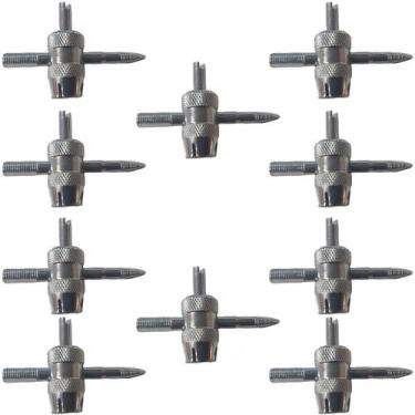 Imagem de Kit Com 10 Chave Ventil Saca Válvula Extrator Pneu Ômega 4X1 - ROTTA 3