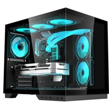 Imagem de Gabinete Gamer Fortrek Clarity Max Preto F002