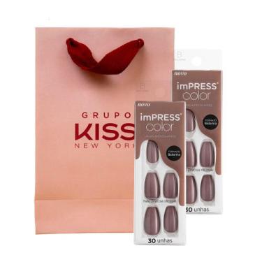 Imagem de Kit Unha Postiça Autocolante imPRESS Color Bailarina Dusk Till Dawn 2 