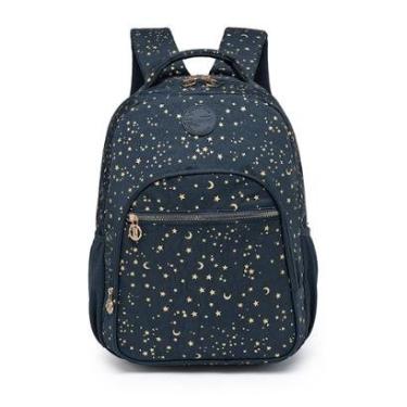 Imagem de Mochila Juvenil Escolar Feminina Resistente Espaçosa-Feminino